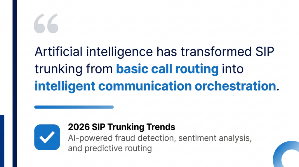 SIP Trunk Providers Offering AI