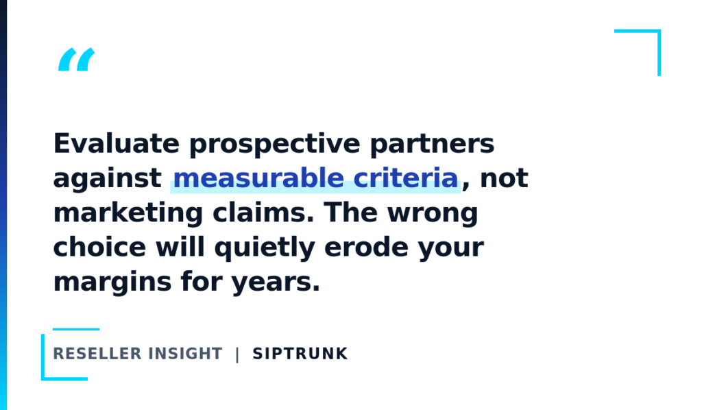 Evaluating Wholesale SIP Trunk Providers Reseller insight