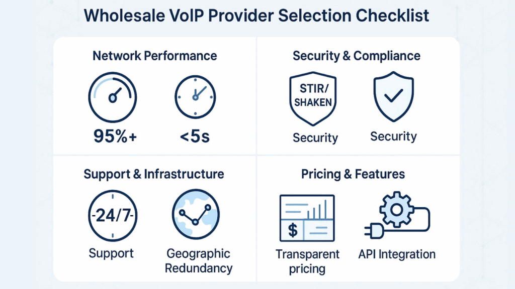 Wholesale VoIP Termination Provider Criteria