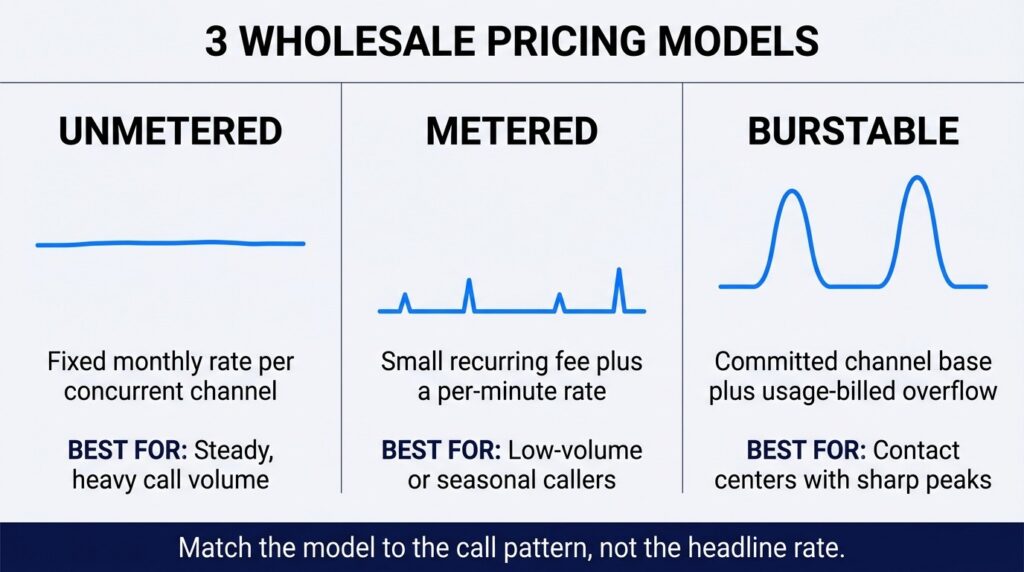 Wholesale Pricing Models Compared for SIP Trunk Resellers