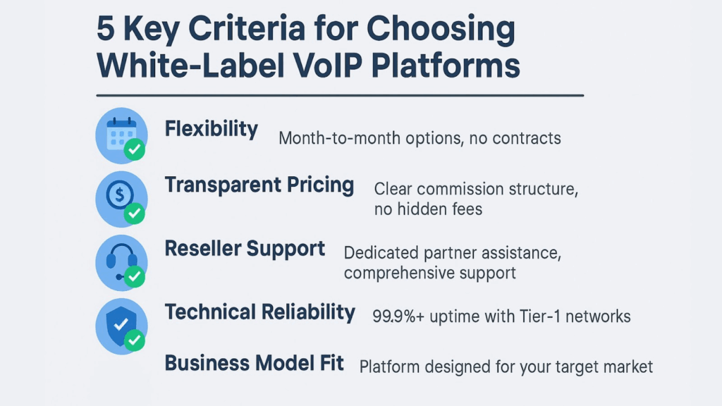 White-Label VoIP Platform Selection Criteria Guide for Resellers