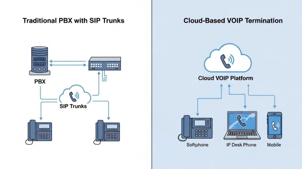 Difference in SIP & VoIP Infrastructure and Technical Requirements